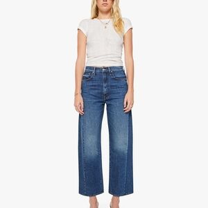 MOTHER Blue Ankle & Cropped Jeans